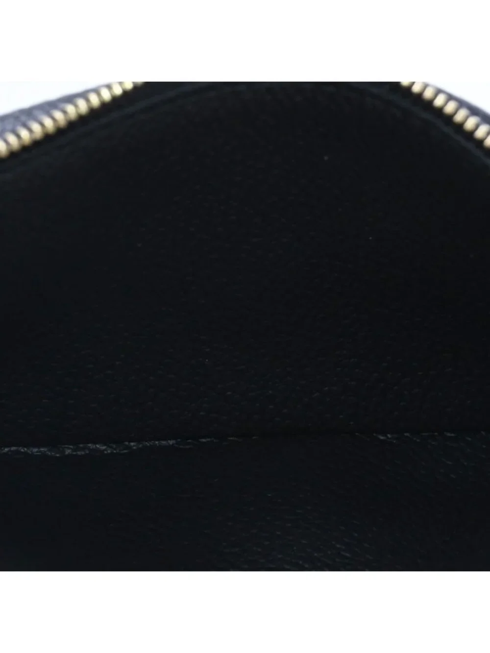 Louis Vuitton Wallet Coin Purse Card Case Porte Cartes Recto Verso Black Gold